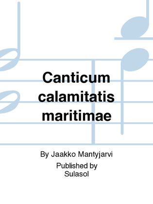 Canticum calamitatis maritimae