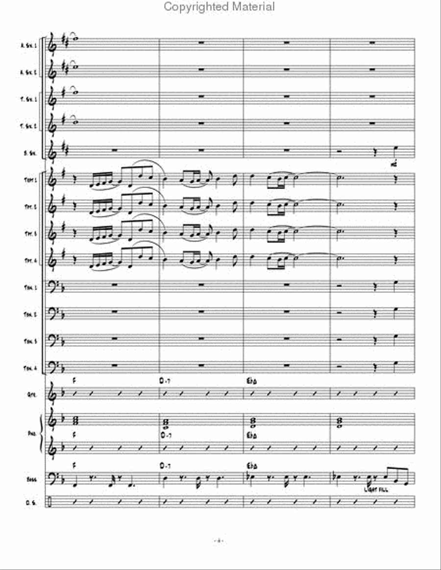 On The Road On The Road Jazz Ensemble scores gallery preview page 5