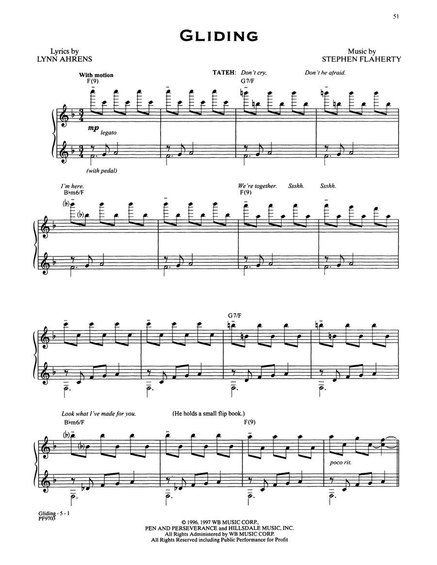 Gliding (from Ragtime: The Musical)