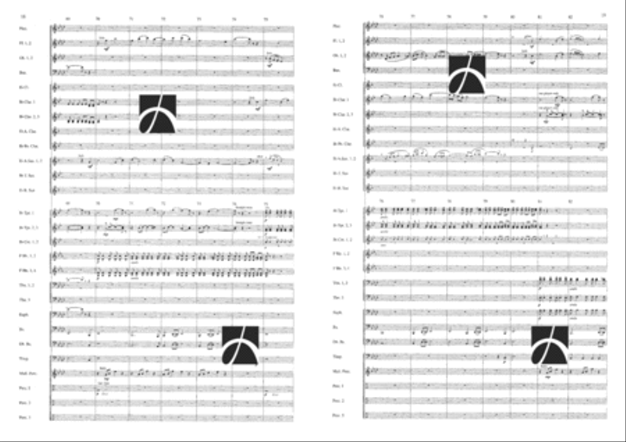 Majestic Fountain Majestic Fountain Concert Band scores gallery preview page 8