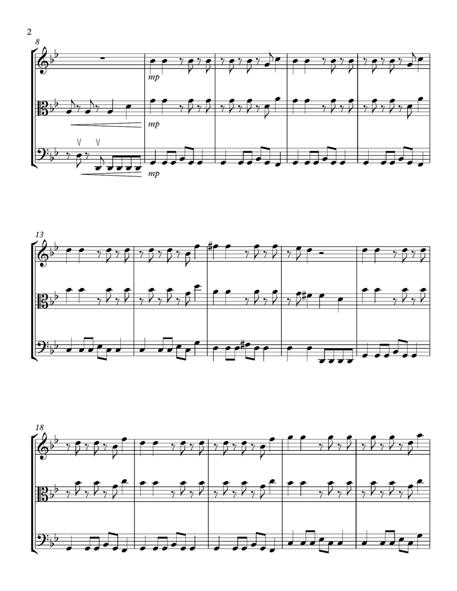 Bad Guy String Trio scores gallery preview page 2