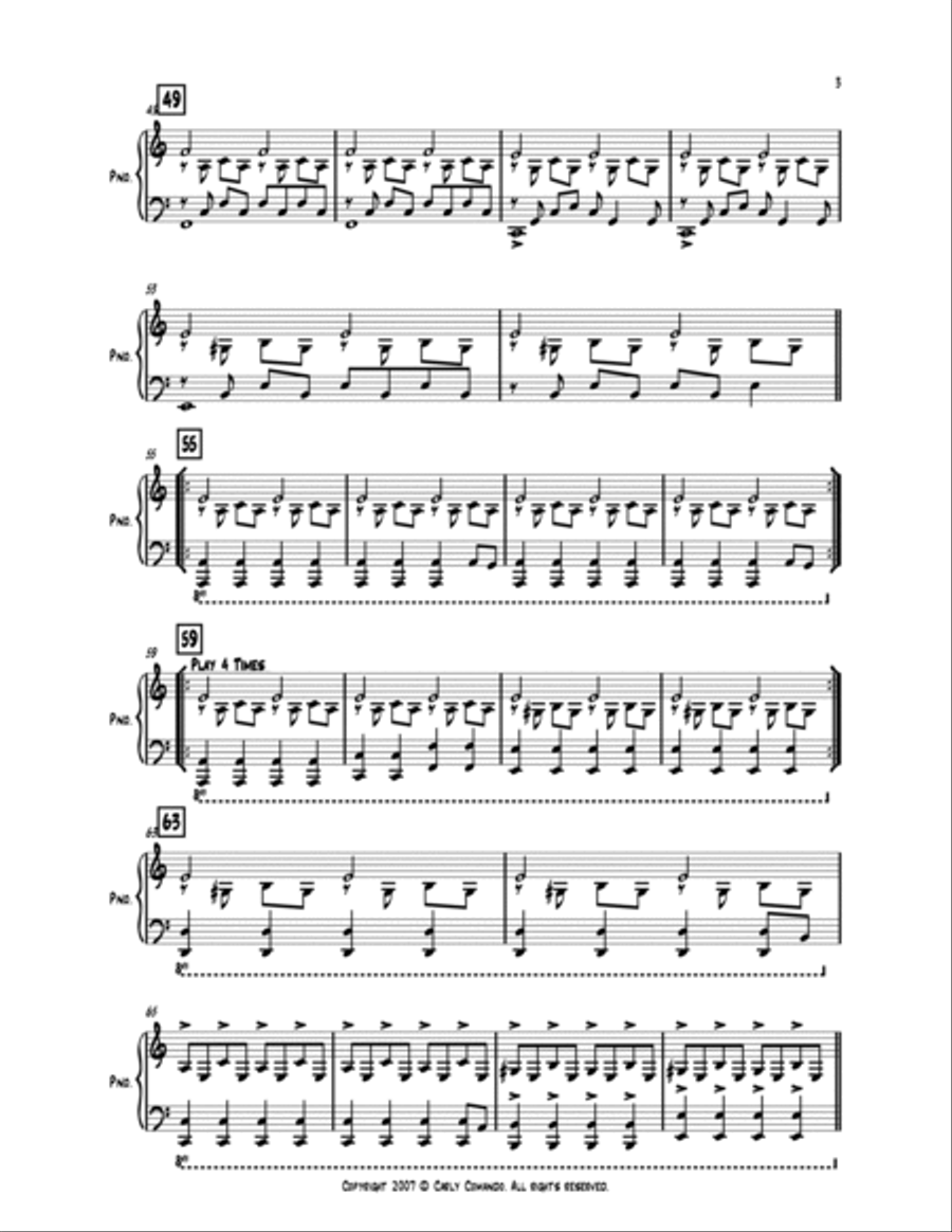 Everyday Piano Solo scores gallery preview page 3
