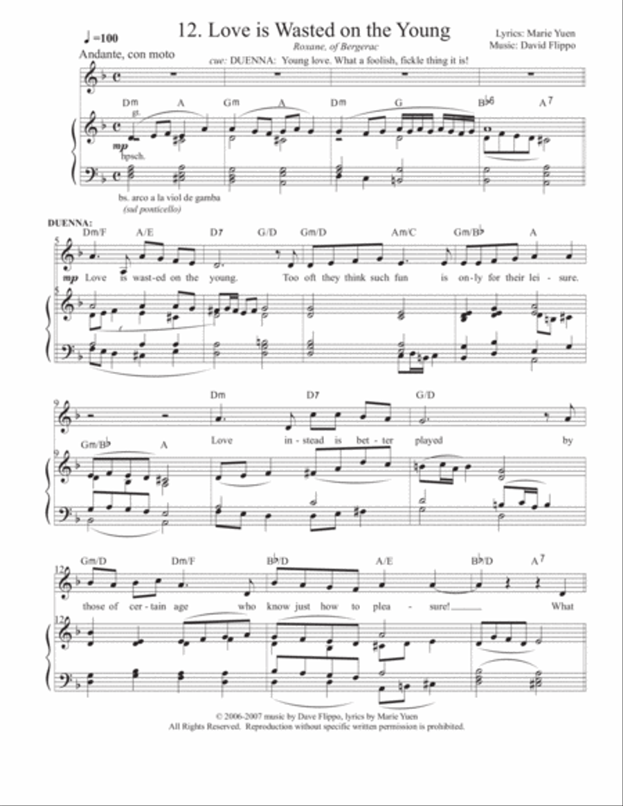 SUPPORTING CHARACTER SONGS - from 