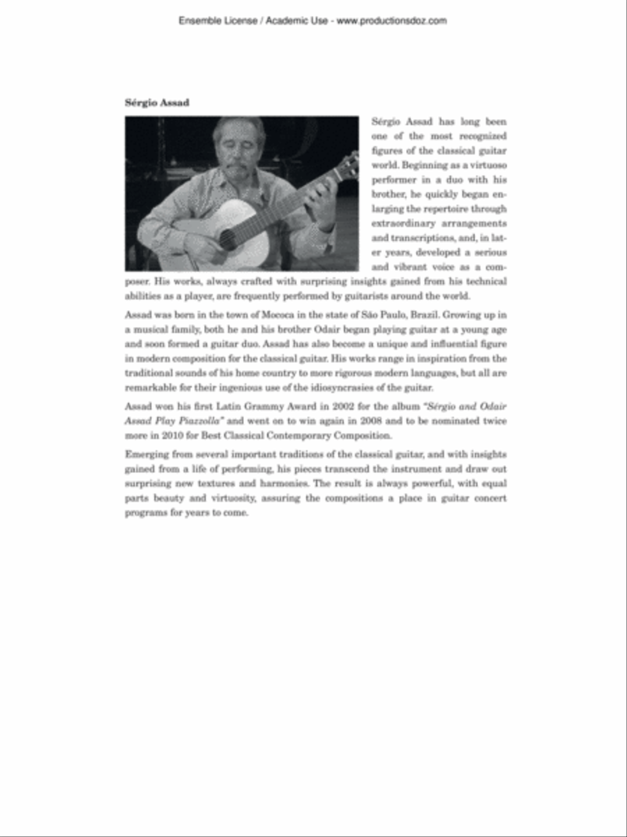 GFA Spotlight Series, South Loop Classical Guitar scores gallery preview page 2