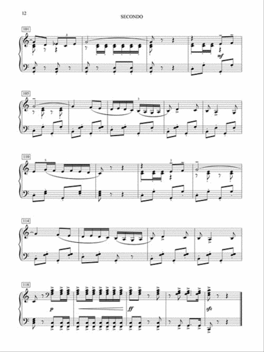 España Cañi 1 Piano, 4-Hands scores gallery preview page 4