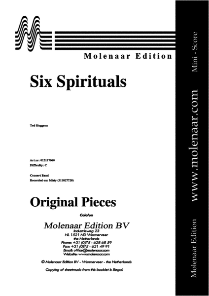 Six Spirituals image number null