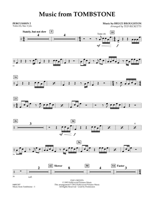 Music From Tombstone - Percussion 2
