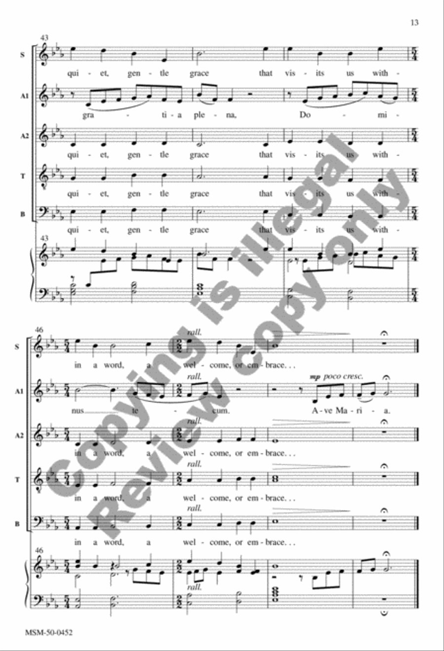 Annunciation Annunciation Divisi scores gallery preview page 26