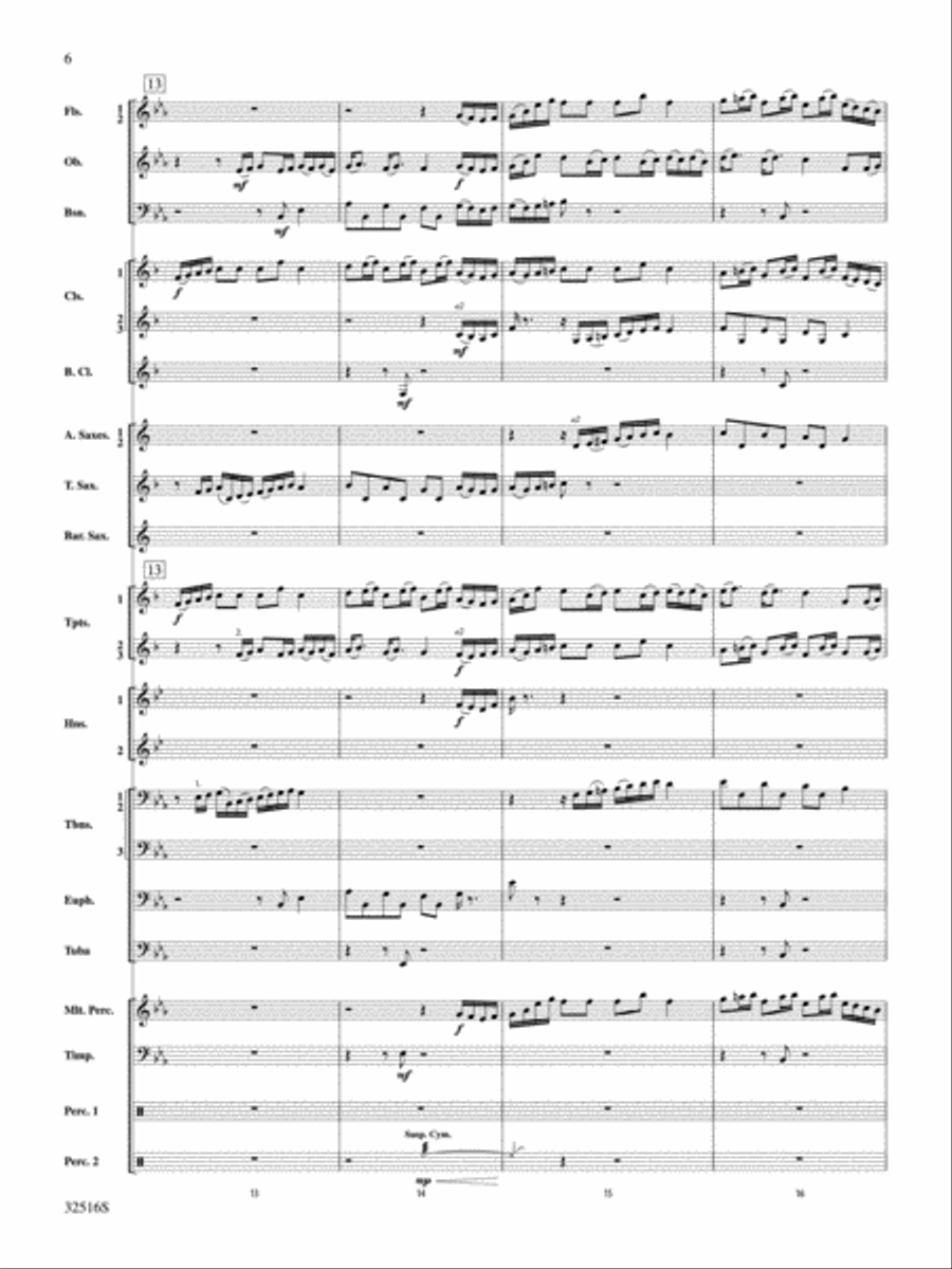 Gavotte en Rondeau Concert Band scores gallery preview page 5