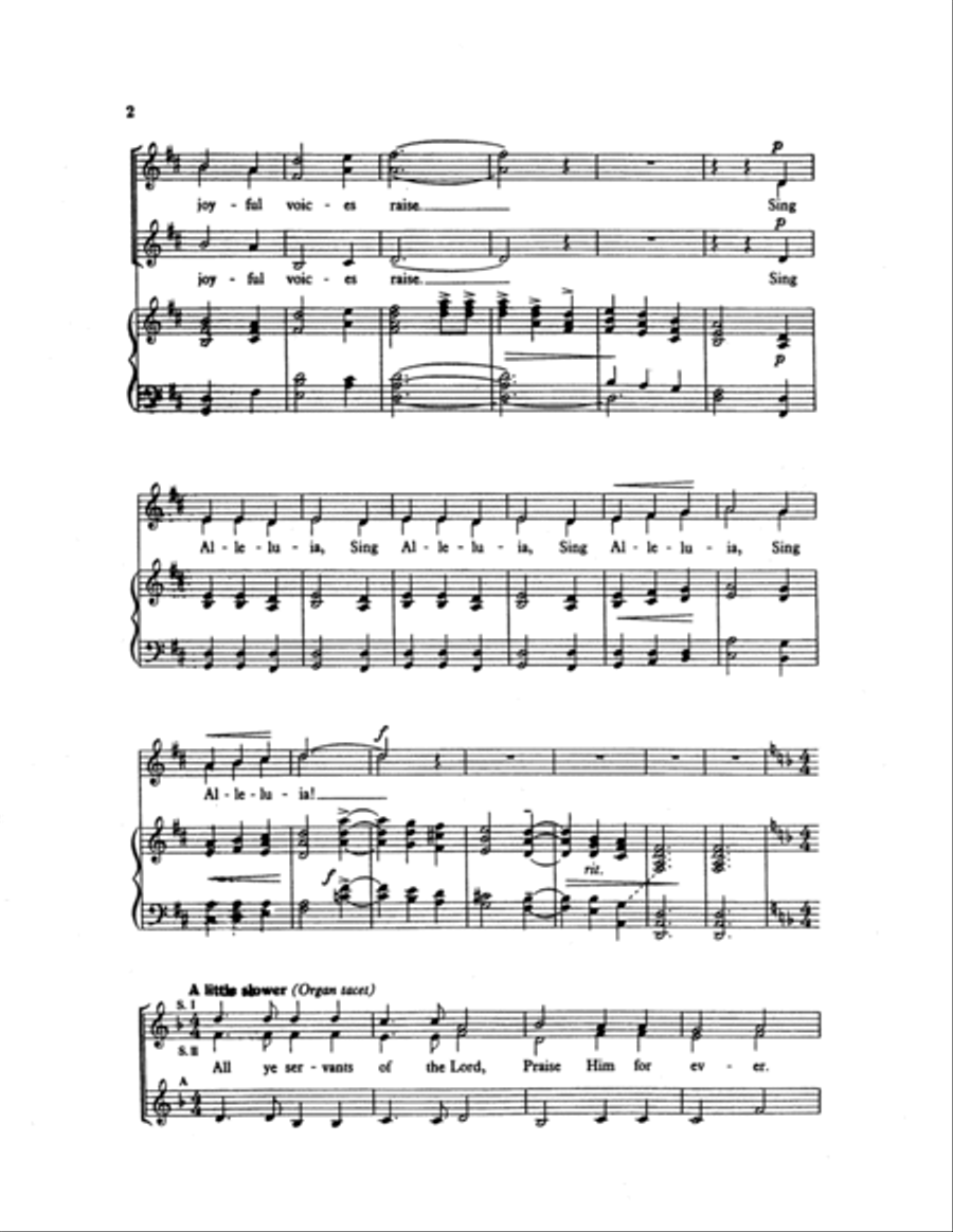Now Let Us All Praise God and Sing SSA scores gallery preview page 2