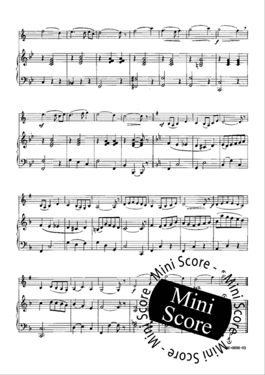 Menuetto Clarinet Solo scores gallery preview page 5