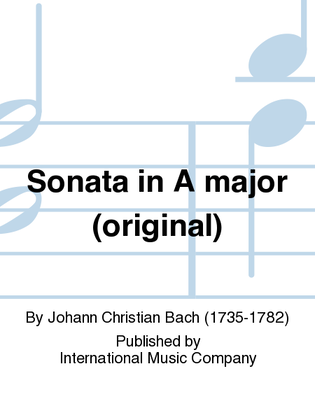 Book cover for Sonata In A Major (Original)