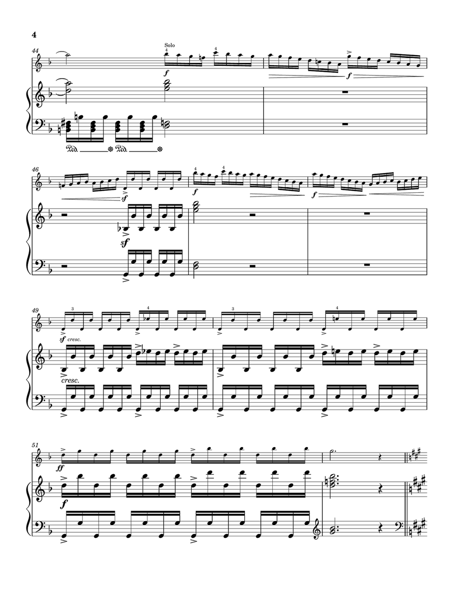 Concerto in A major op.2 no.1 Violin Solo scores gallery preview page 5