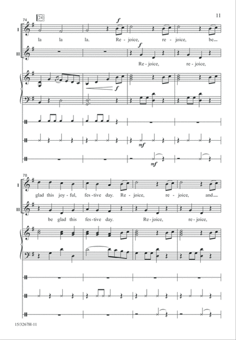 Be Glad This Festive Day 2-Part scores gallery preview page 11