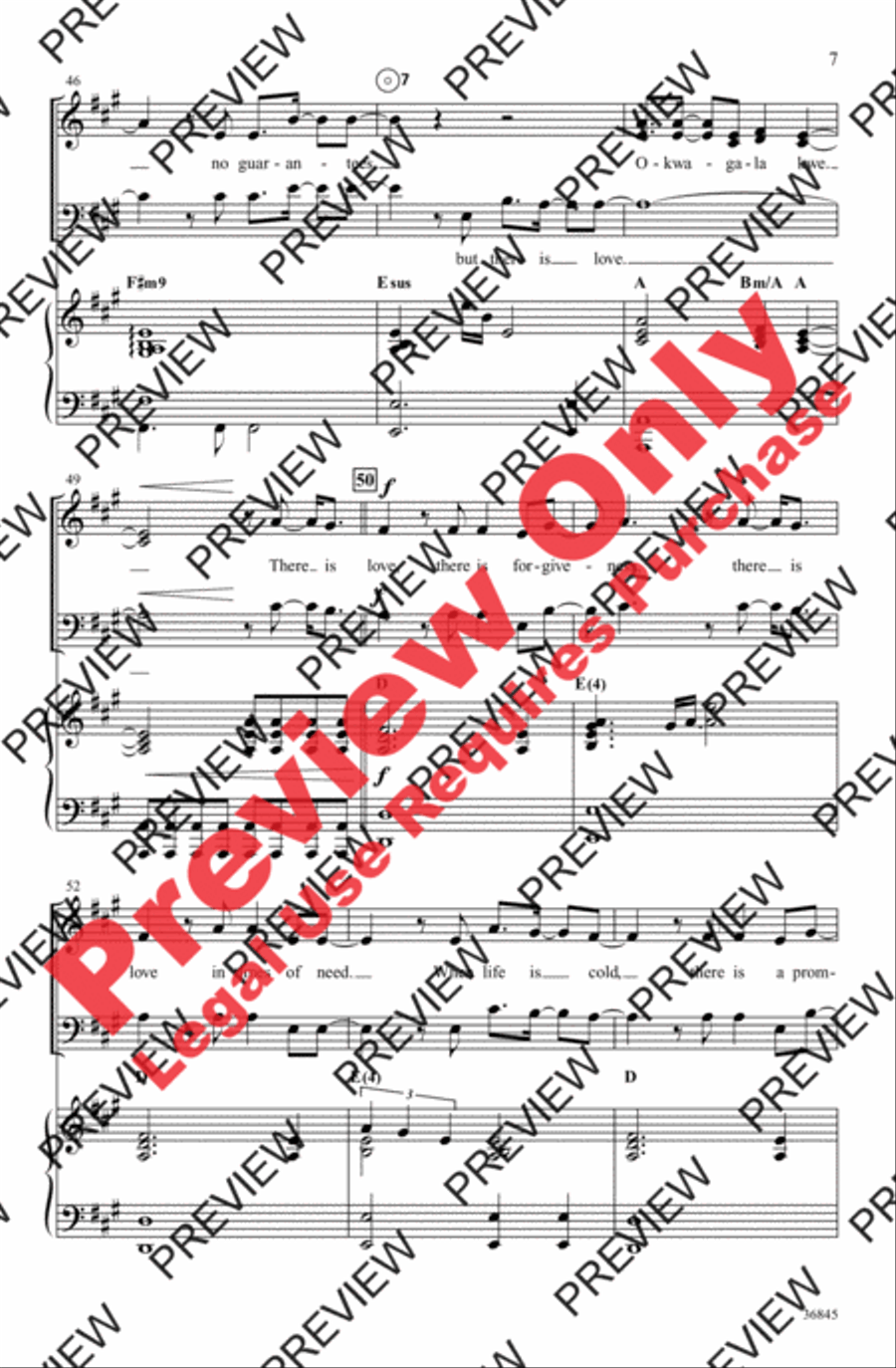 Love 4-Part scores gallery preview page 7