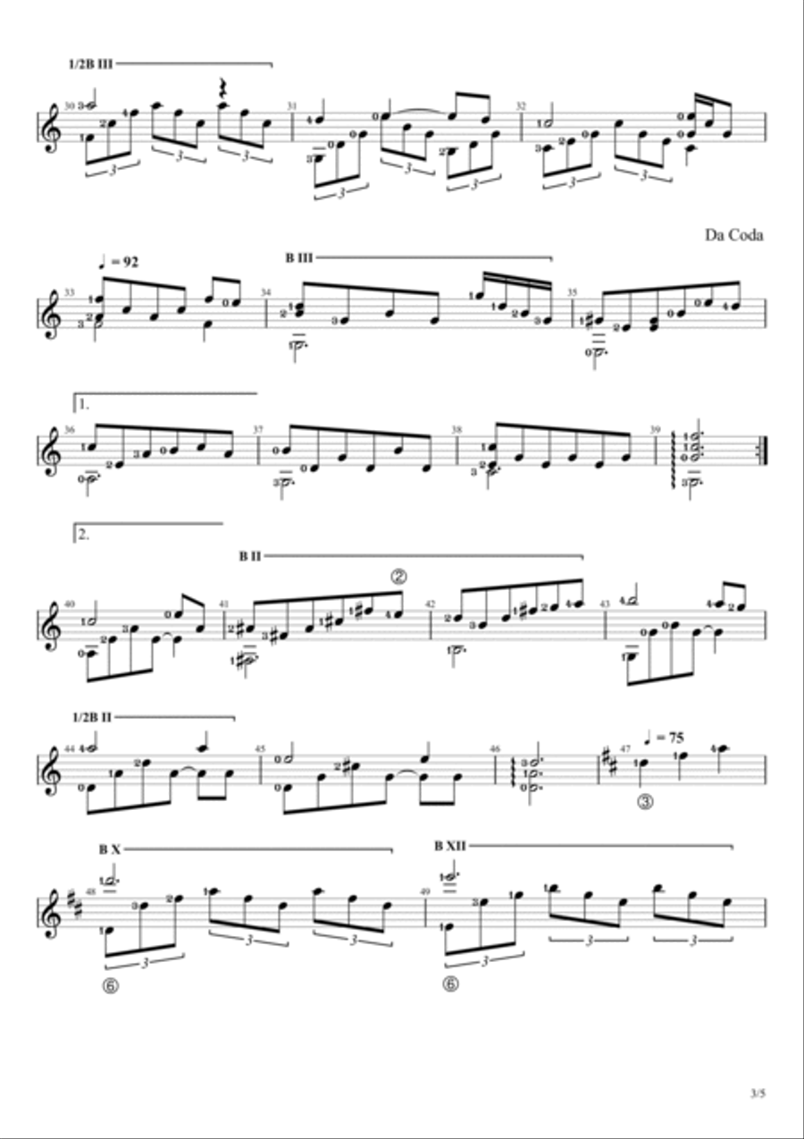 Morning Has Broken Morning Has Broken Electric Guitar scores gallery preview page 3