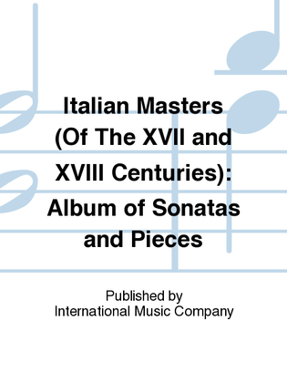 Book cover for Album Of Sonatas And Pieces
