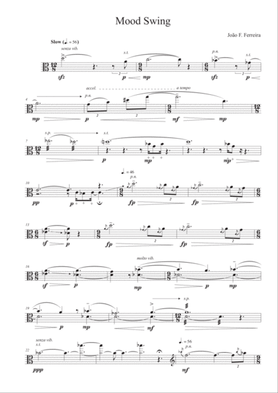 Mood Swing Viola Solo scores gallery preview page 2