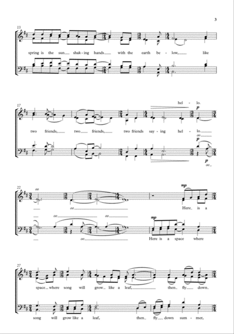 Two Friends 4-Part scores gallery preview page 3