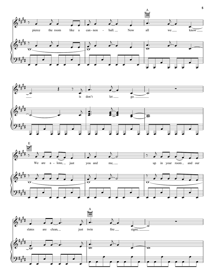 State Of Grace Acoustic Guitar scores gallery preview page 5