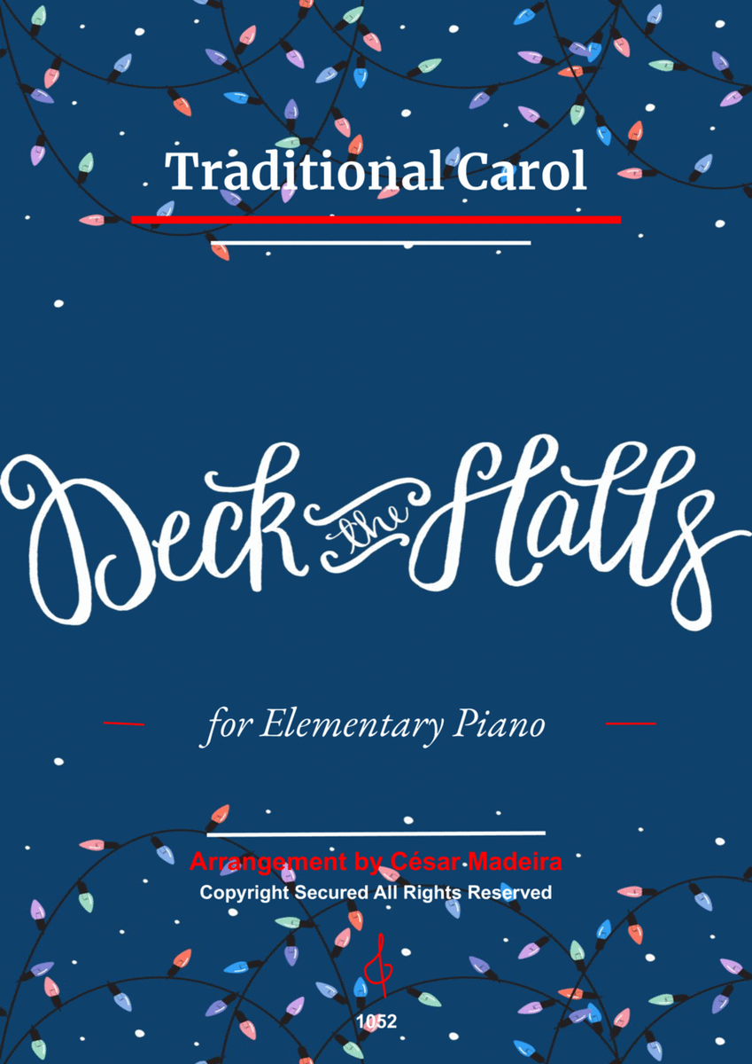 Deck The Halls - Elementary Piano (Full Score) image number null