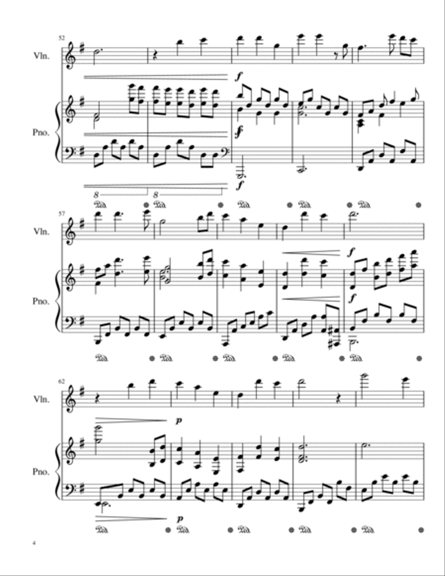 I Adore You String Duet scores gallery preview page 4