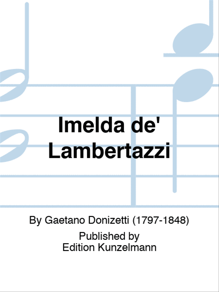 Imelda de' Lambertazzi CD scores gallery preview page 1
