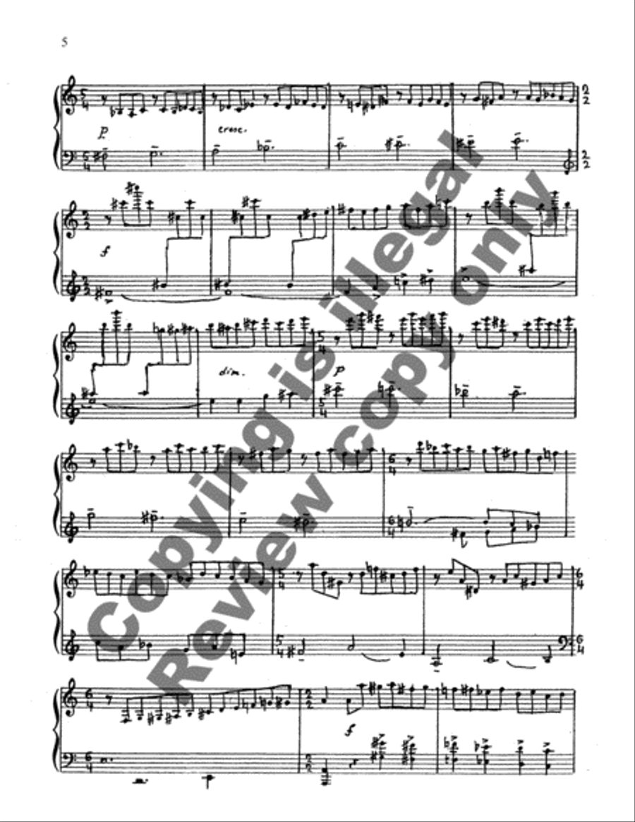 Perpetuum Mobile Perpetuum Mobile Piano Solo scores gallery preview page 10