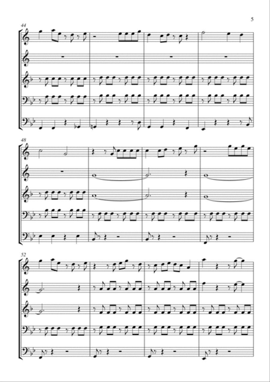 I'm Yours I'm Yours Brass Ensemble scores gallery preview page 6