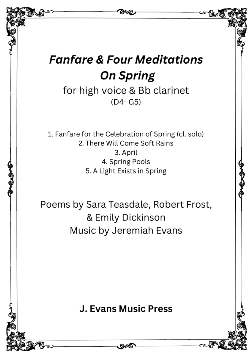 Fanfare & Four Meditations on Spring image number null