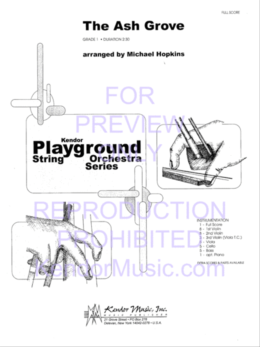 Ash Grove, The Ash Grove, The String Orchestra scores gallery preview page 2