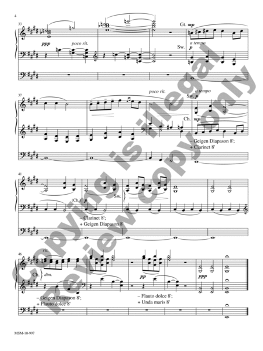 At the Cradle Organ scores gallery preview page 4