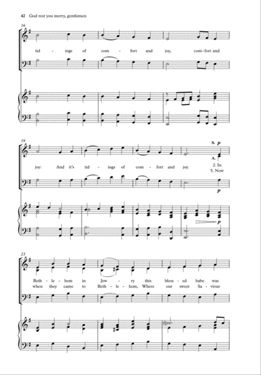 Vaughan Williams for Choirs 1 4-Part scores gallery preview page 15