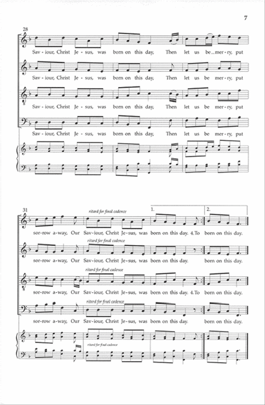 A Virgin Unspotted (Judea) 4-Part scores gallery preview page 7
