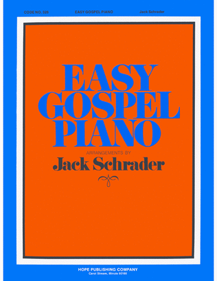 Book cover for Easy Gospel Piano-Digital Download