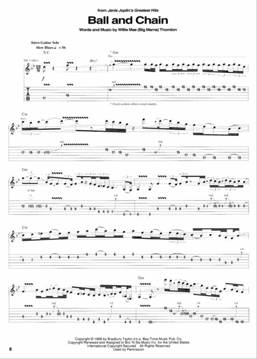 The Best of Janis Joplin The Best of Janis Joplin Electric Guitar scores gallery preview page 2