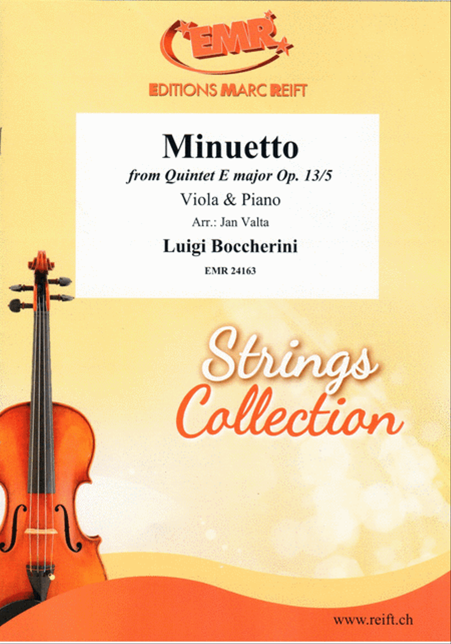 Minuetto Piano Accompaniment scores gallery preview page 1