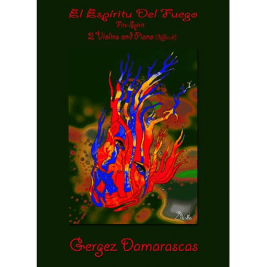 El Spiritu del Fuego / Fire Spirit for 2 violins Violin Solo scores gallery preview page 1