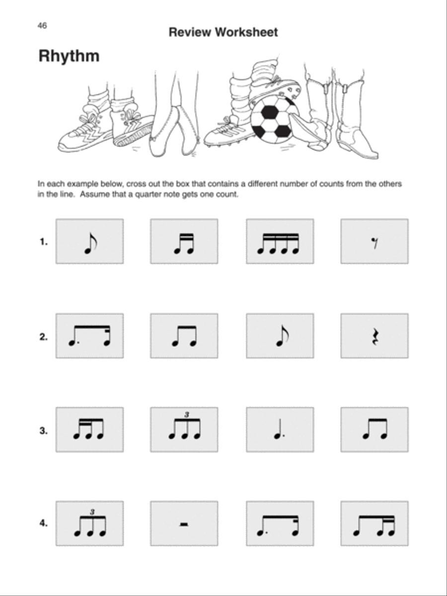 Alfred's Basic Piano Course Musical Concepts, Level 4 Piano Method scores gallery preview page 5