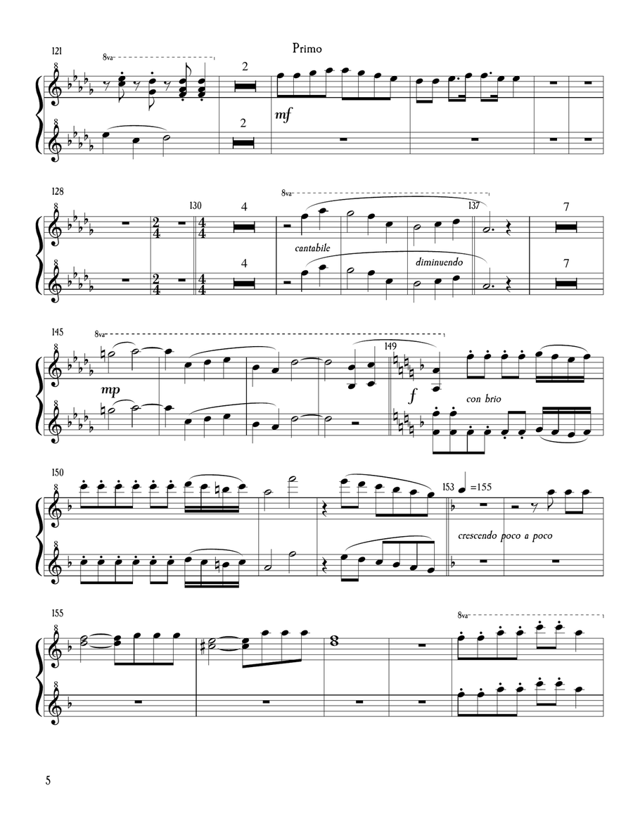 Classical Music Mashup (1 Piano, 6 Hands) 1 Piano, 4-Hands scores gallery preview page 6