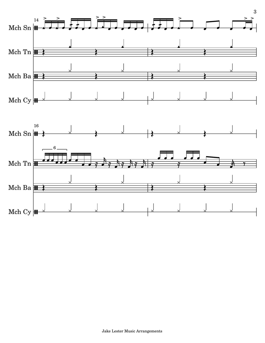 OH SNAP! (Cadence) Percussion Ensemble scores gallery preview page 3
