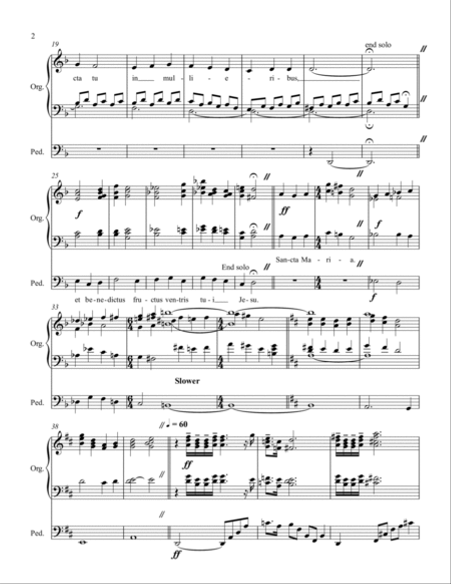 La joie des Cloches Organ Solo scores gallery preview page 2
