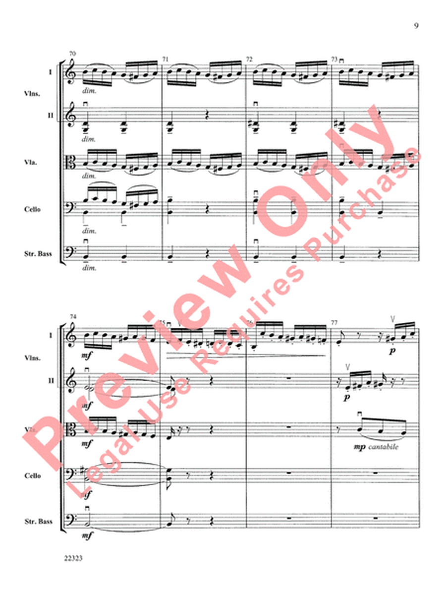 Andantino (from Symphony No. 4)