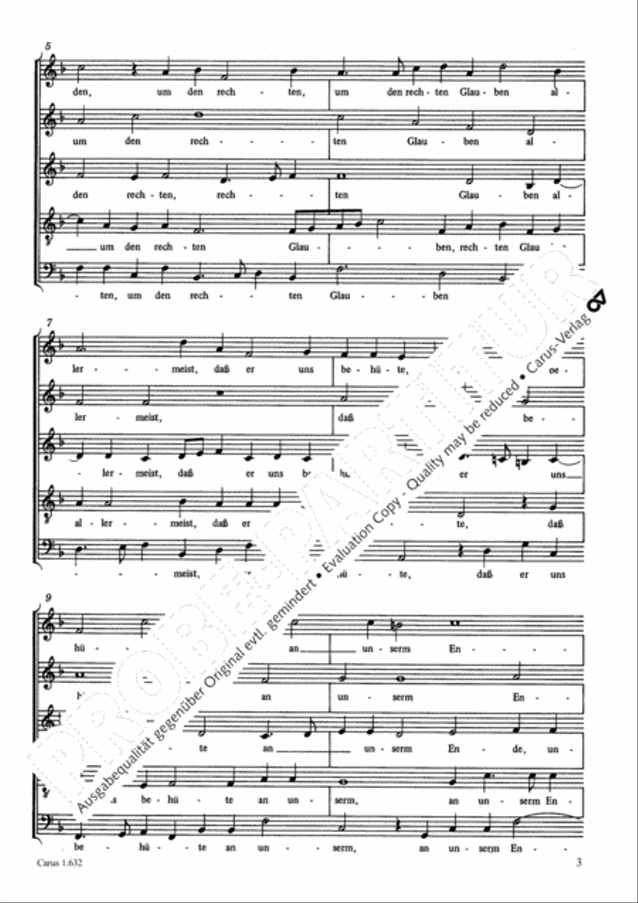We now implore the Holy Ghost (Nun bitten wir den Heiligen Geist) SSATB scores gallery preview page 4