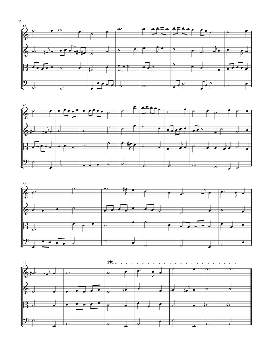 What Child Is This (String Quartet) String Quartet scores gallery preview page 2