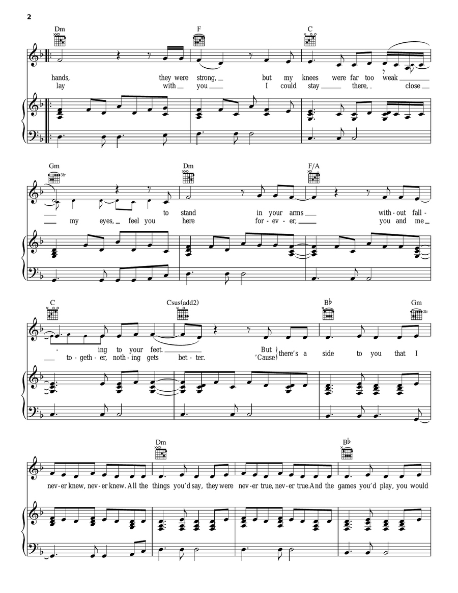 Set Fire To The Rain Acoustic Guitar scores gallery preview page 2