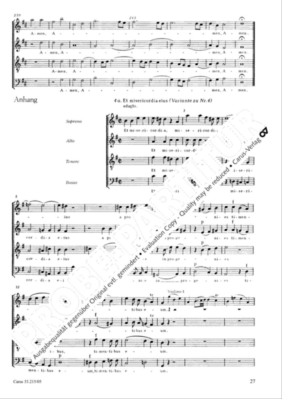 Magnificat Magnificat 4-Part scores gallery preview page 28