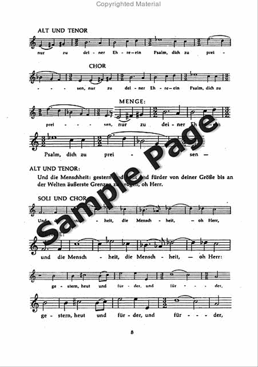 Triumphgesang Triumphgesang 4-Part scores gallery preview page 9