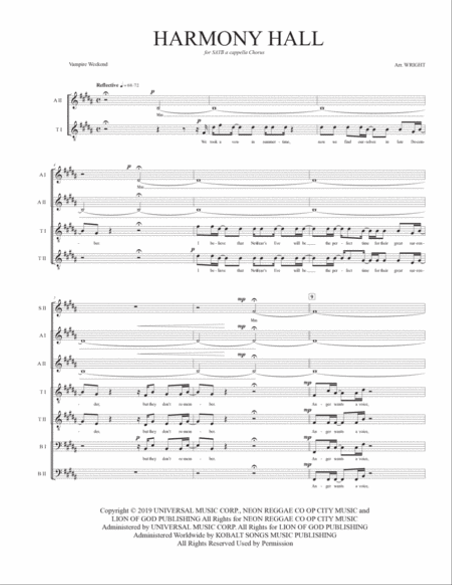 Harmony Hall 4-Part scores gallery preview page 2