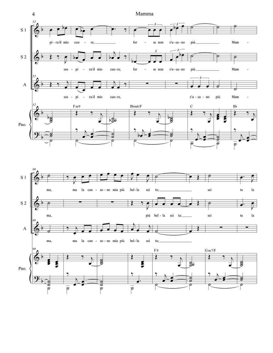 Mama (mamma) SSA scores gallery preview page 4